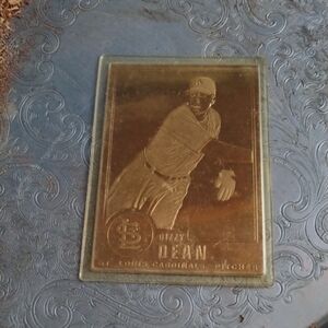 Dizzy Dean Gold Baseball Card
